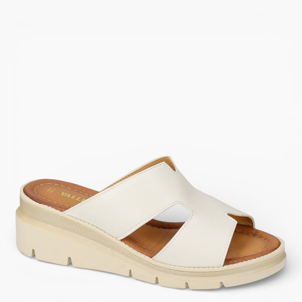 Mules femme en nappa  