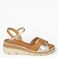 Sandales femme en nappa  