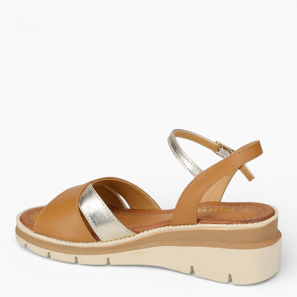 Sandales femme en nappa  