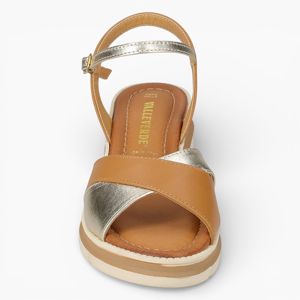 Sandales femme en nappa  
