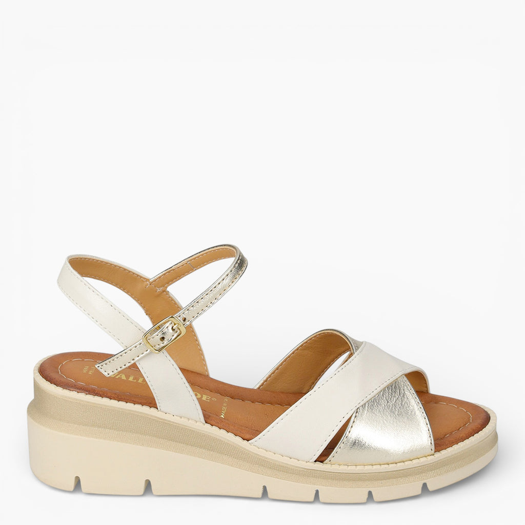 Sandales femme en nappa  