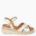 Sandales femme en nappa  