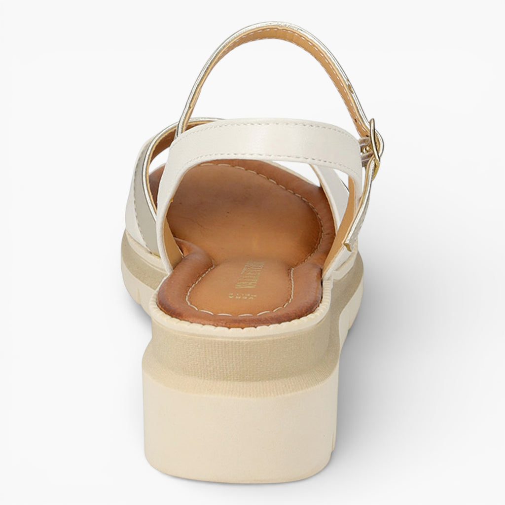 Sandales femme en nappa  