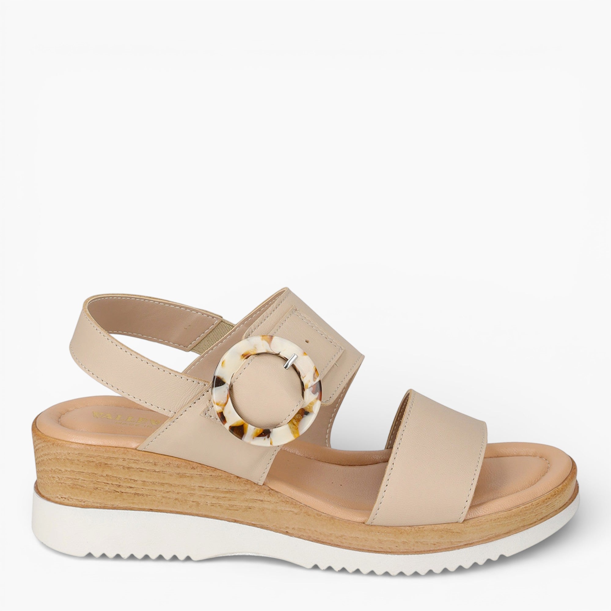 Sandales femme en nappa  