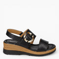 Sandales femme en nappa  