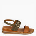 Sandales femme en nappa  
