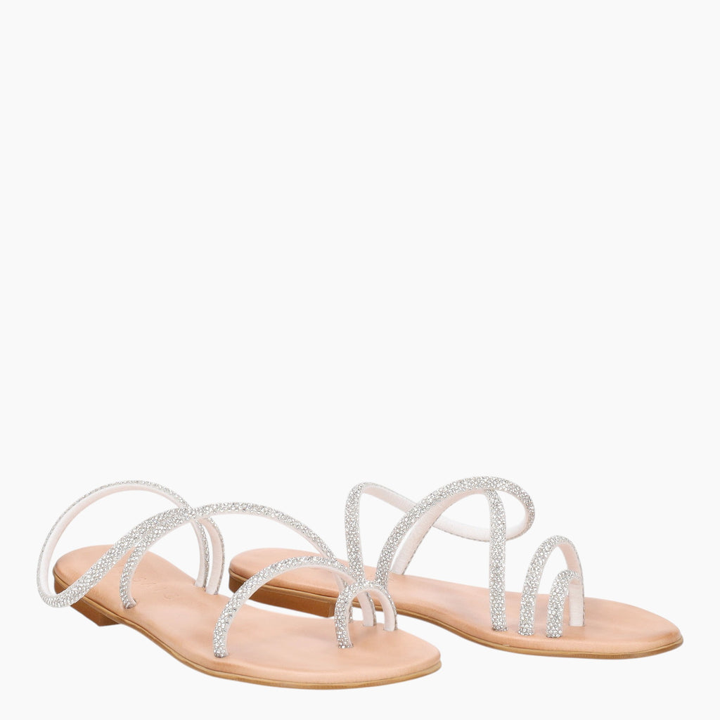 Sandales femme strass