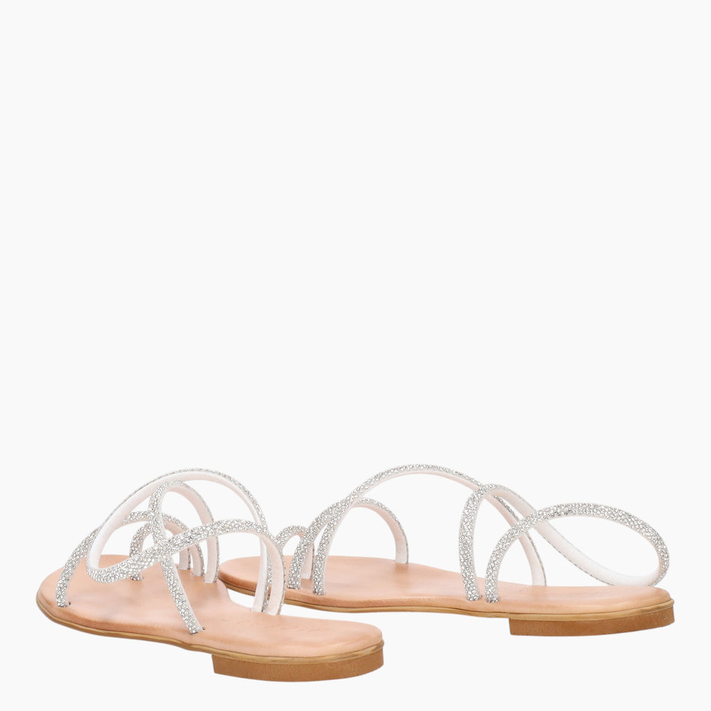 Sandales femme strass