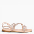 Sandales femme strass