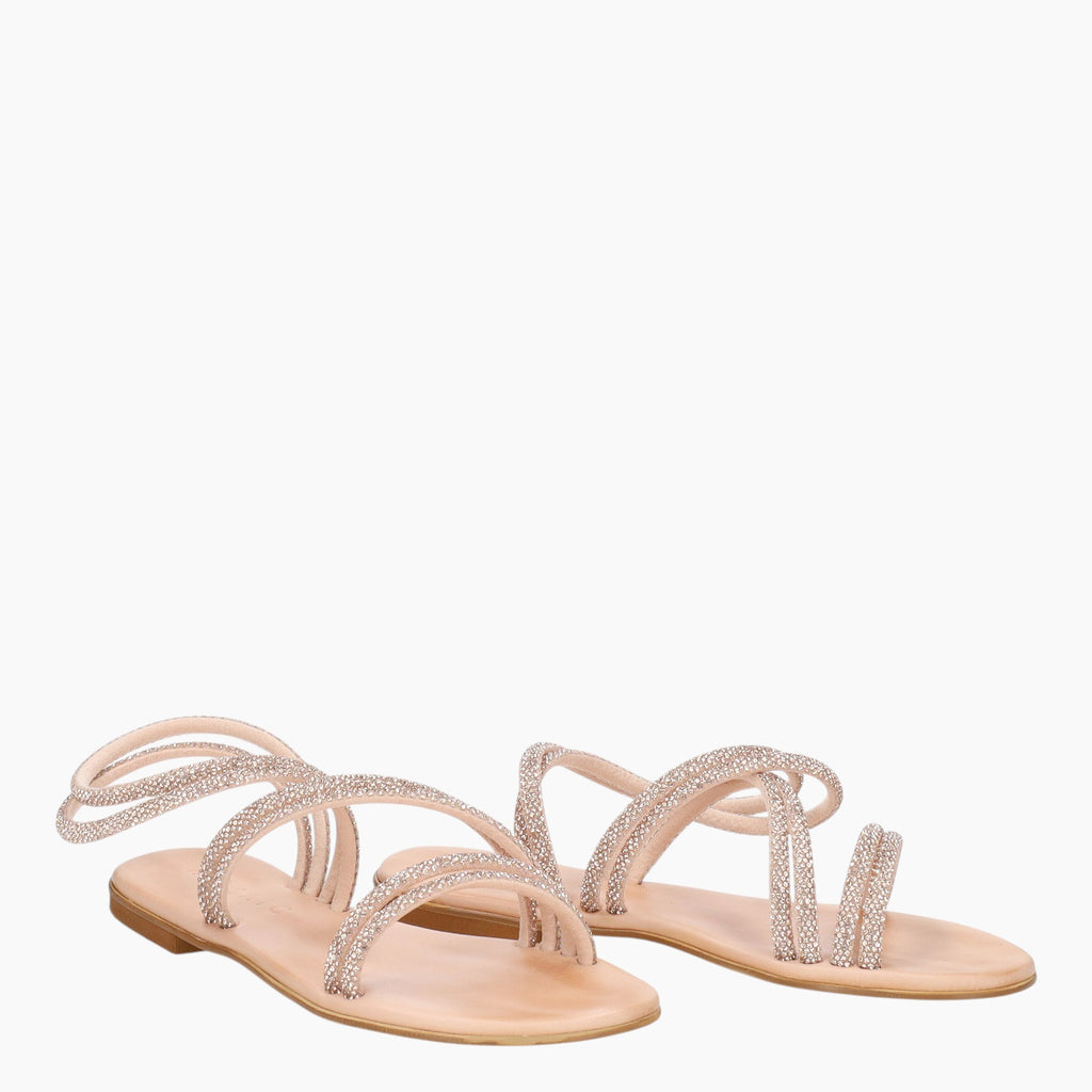 Sandales femme strass