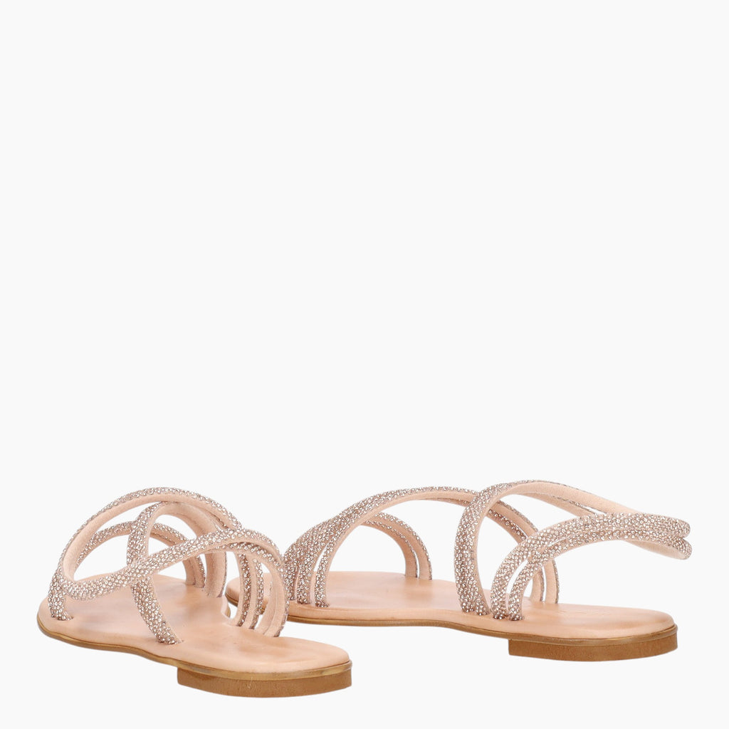Sandales femme strass