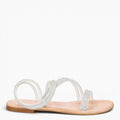 Sandales femme strass