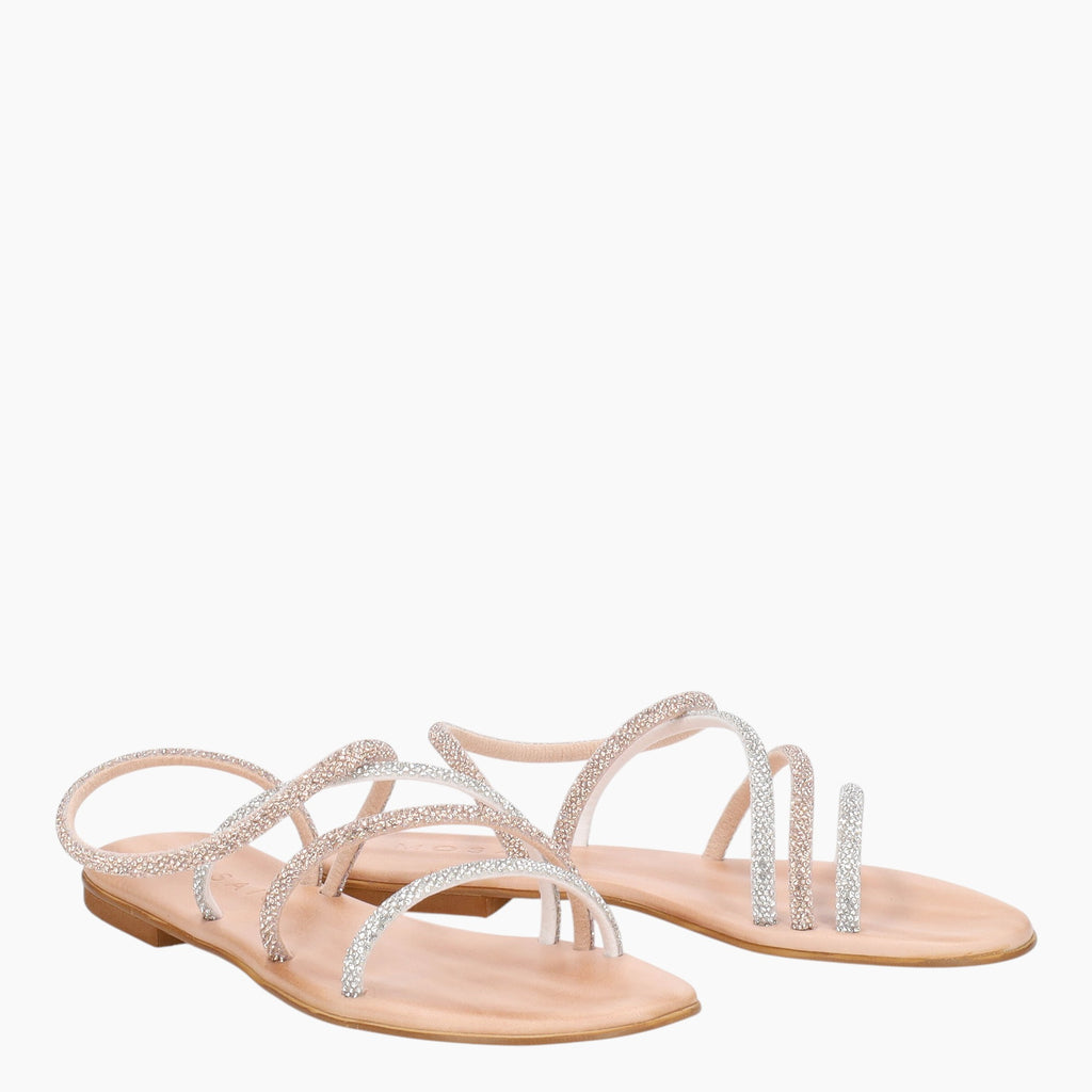 Sandales femme strass