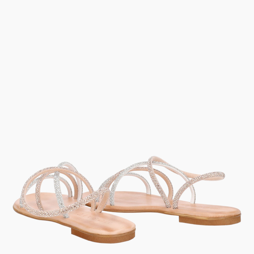 Sandales femme strass