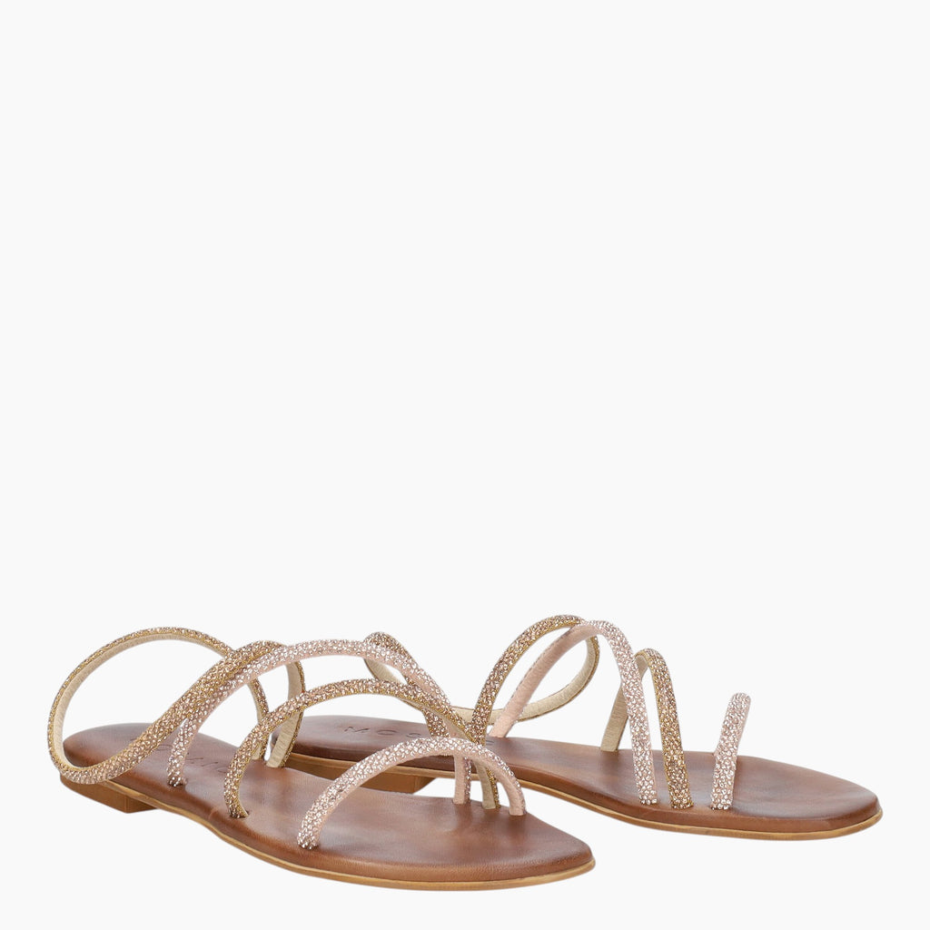 Sandales femme strass