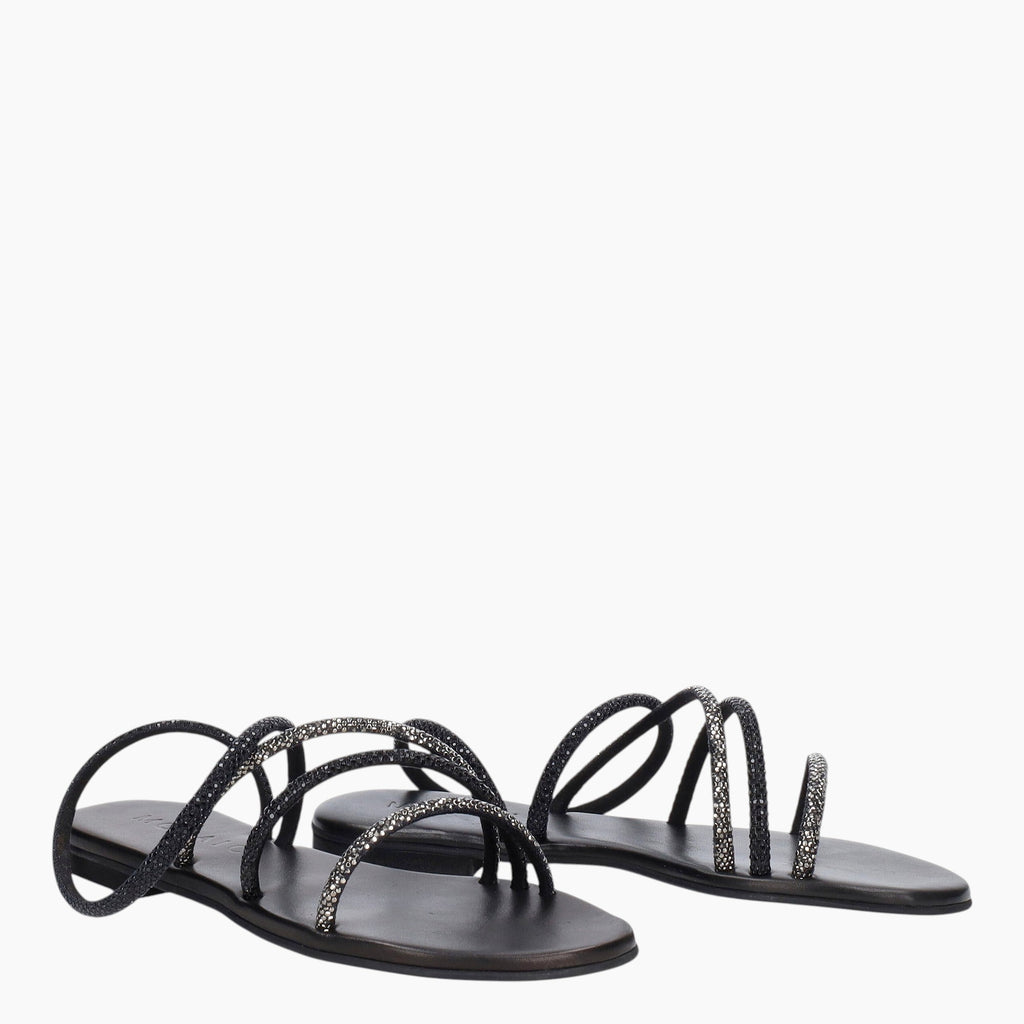 Sandali Donna Strass
