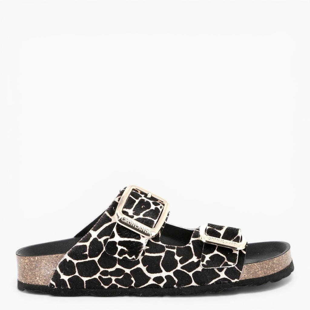 Mules femme motif animalier Enny