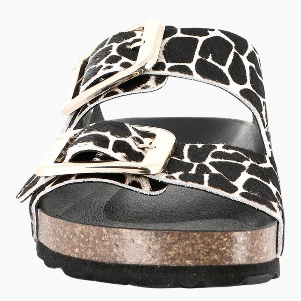Mules femme motif animalier Enny