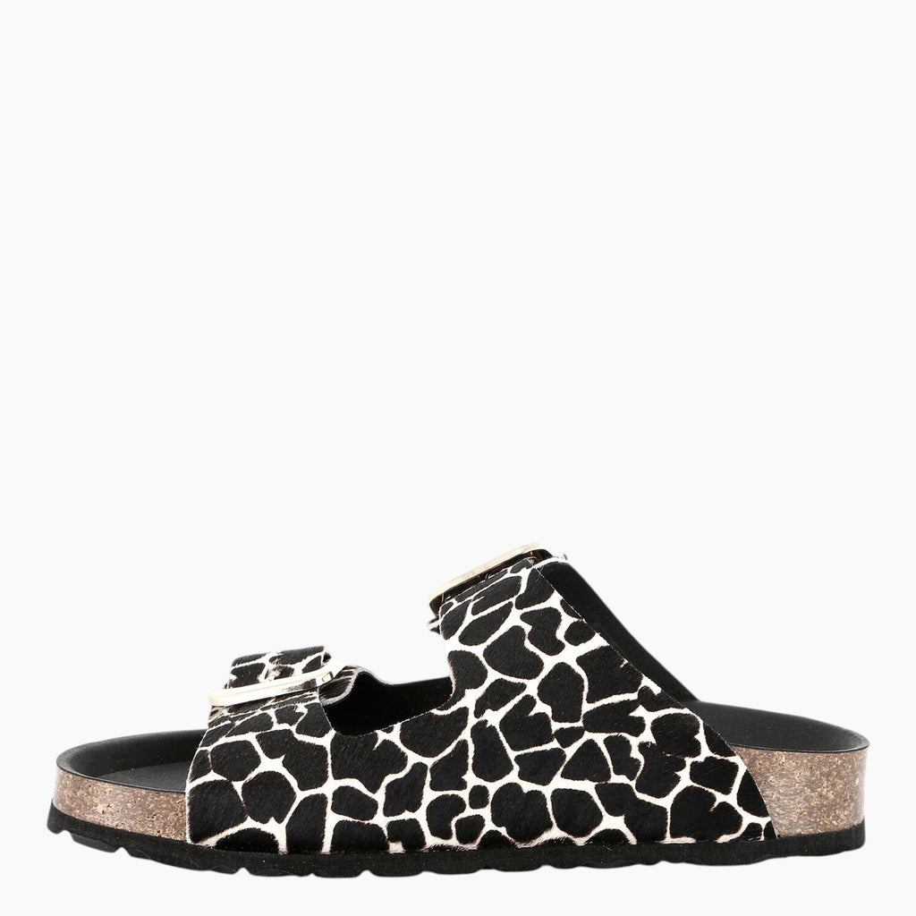 Mules femme motif animalier Enny
