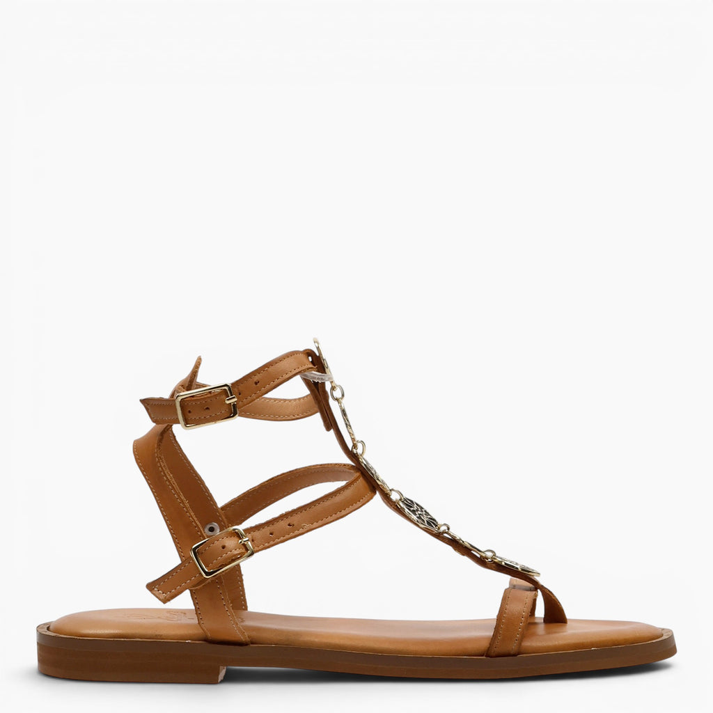 Sandales Tongs Cloutées