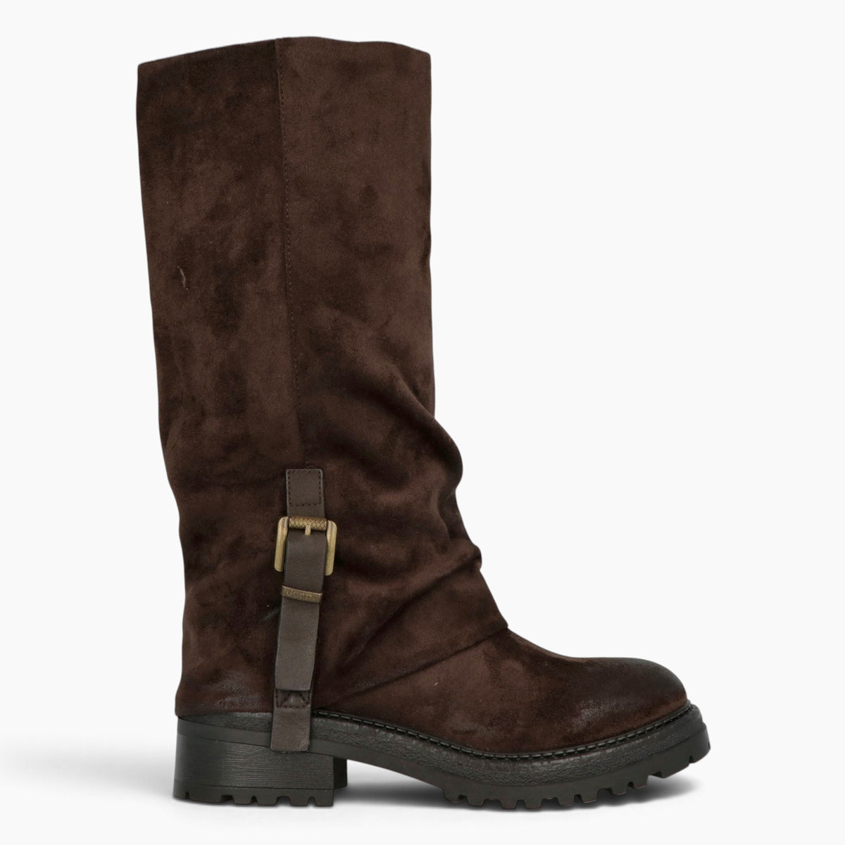 Cizme biker de damă Byway Fold Hi