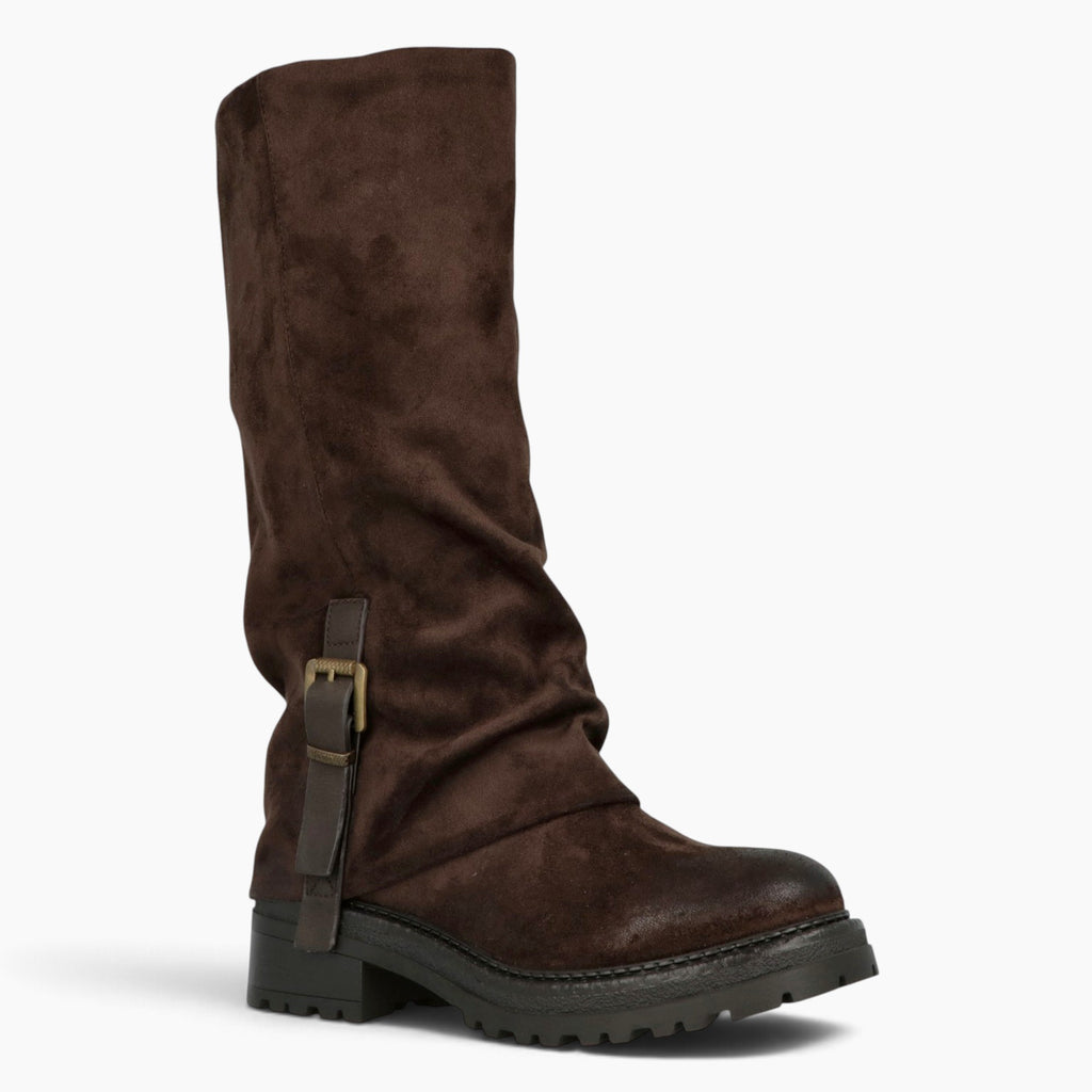 Cizme biker de damă Byway Fold Hi