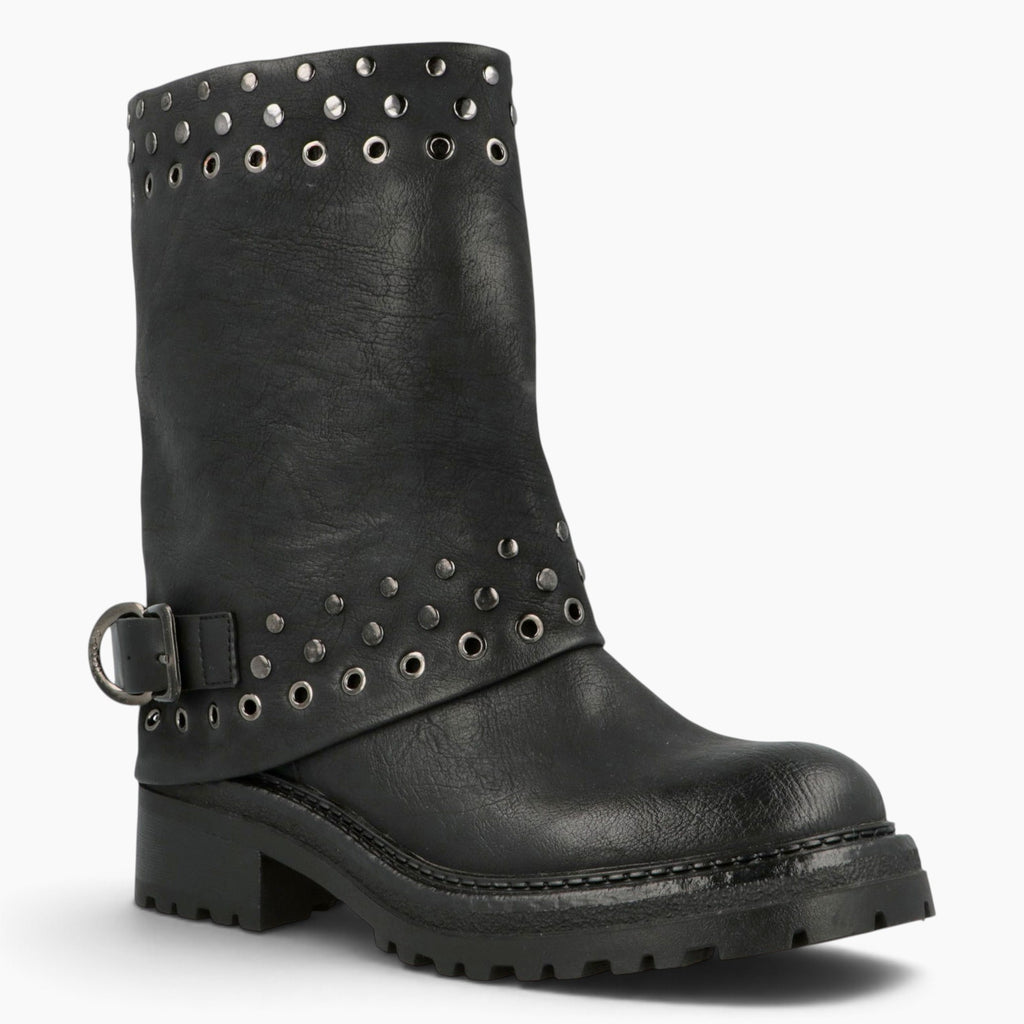 Women's Byway Studs Biker Boots