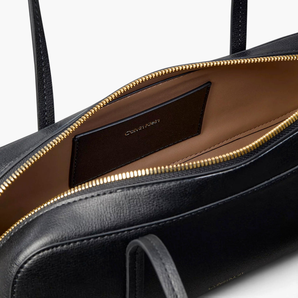 Laminated Logo Shoulder Bag