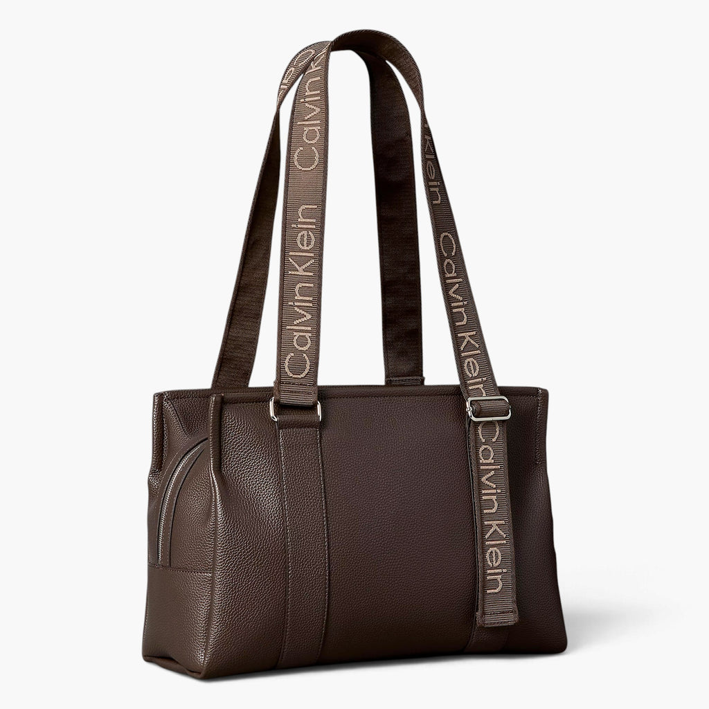 Borsa Tote Tracolla Con Logo