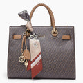 Borsa Satchel Media Con Foular