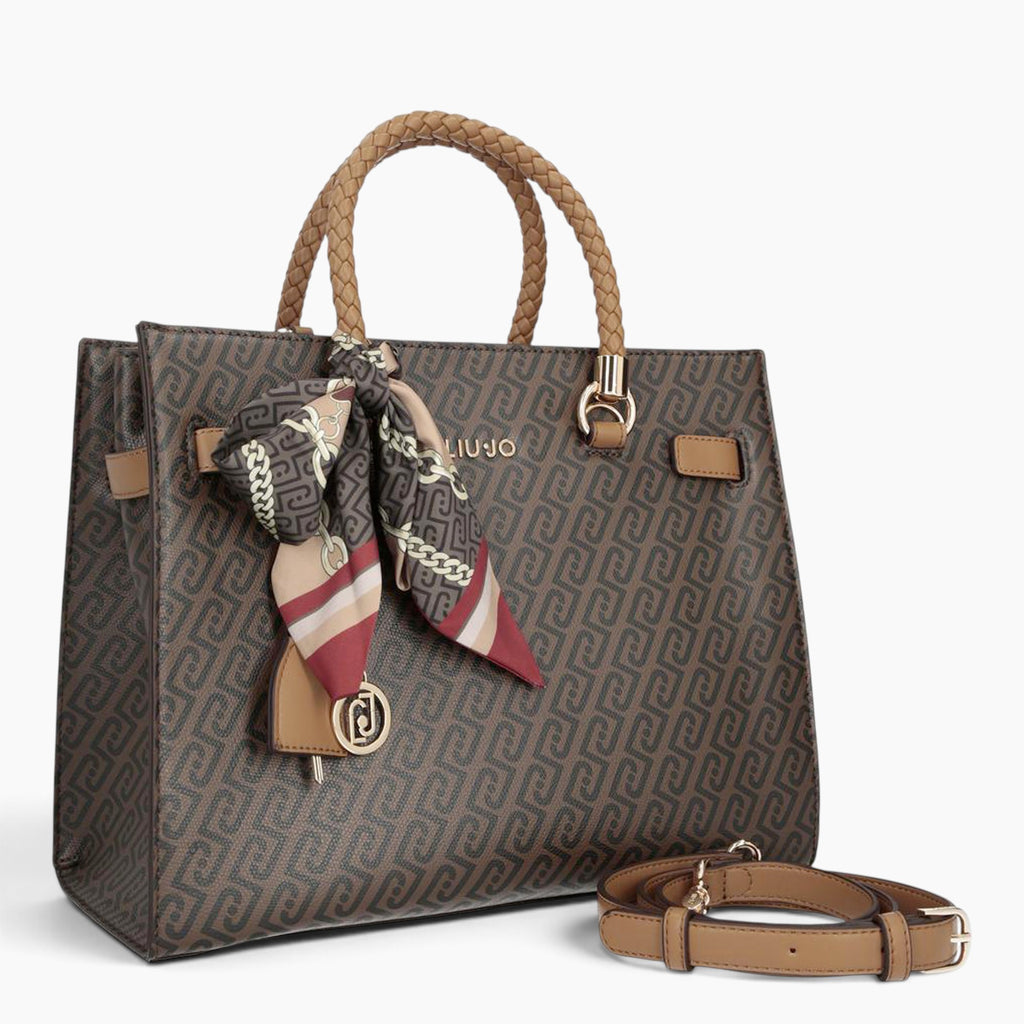 Borsa Satchel Media Con Foular