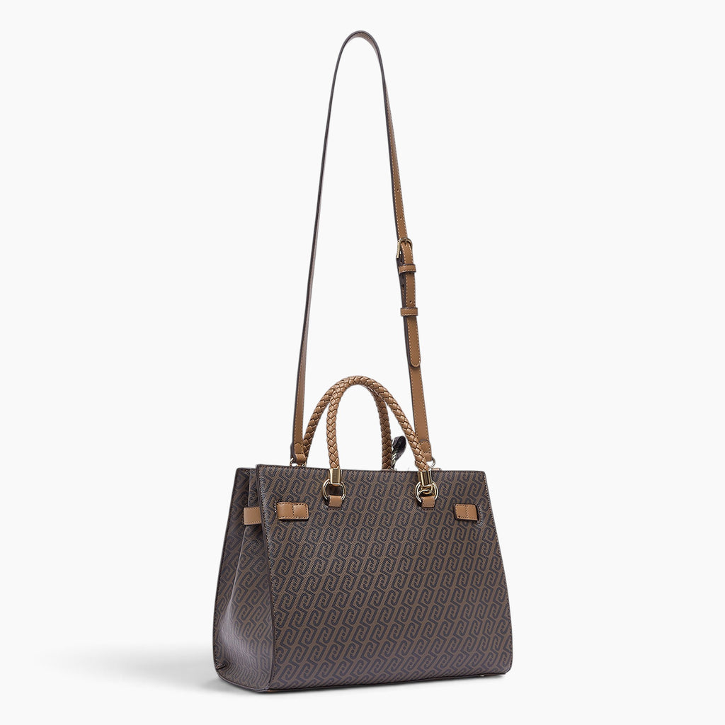 Borsa Satchel Media Con Foular