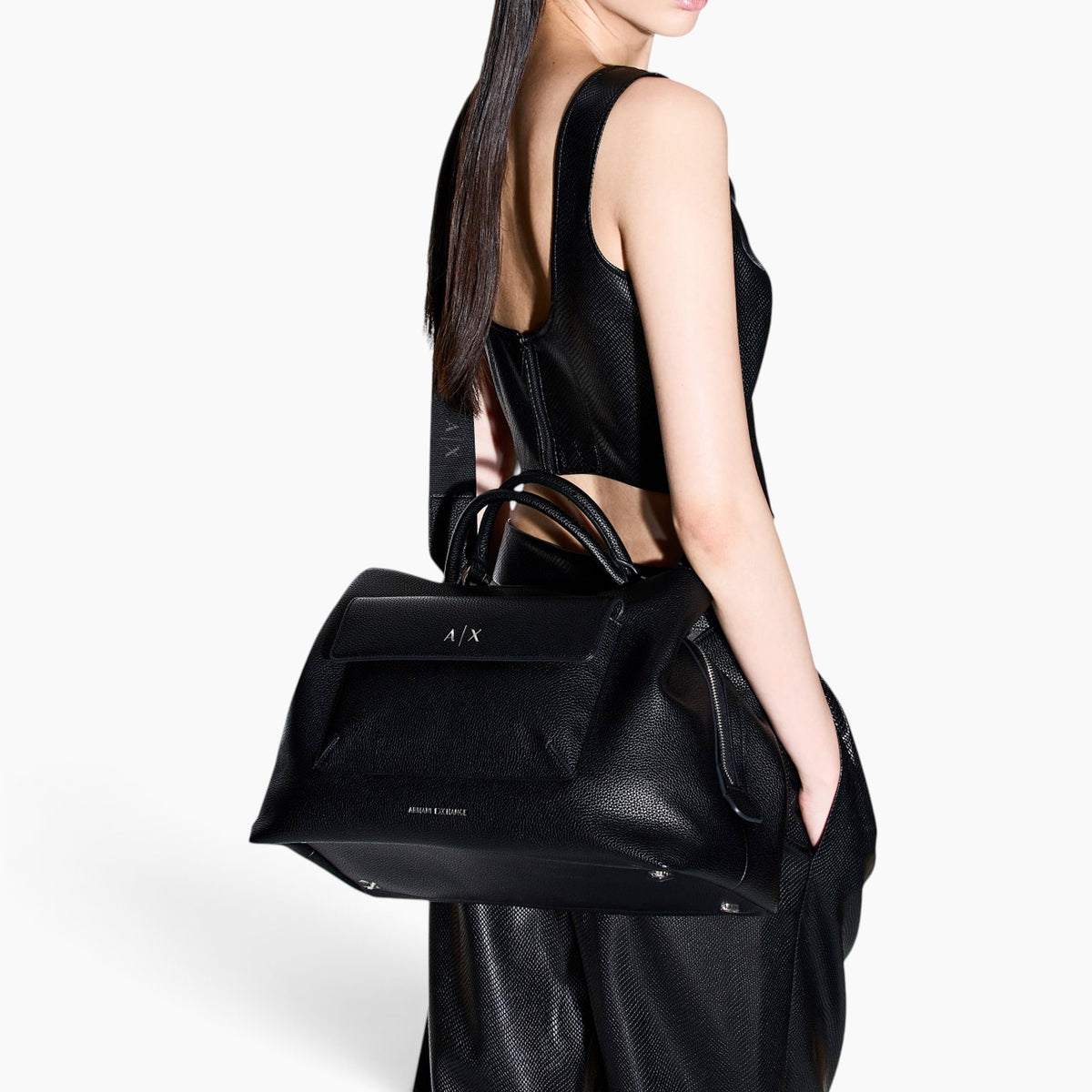 Borsa Shoppers Con Texture