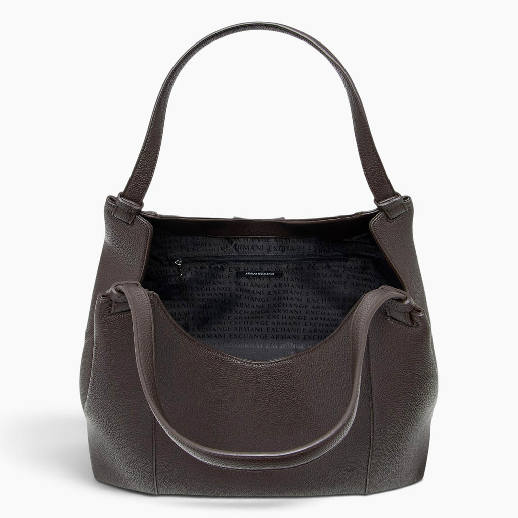 Borsa Hobo Con Placca Logo