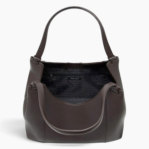 Hobo Bag With Logo Plaque