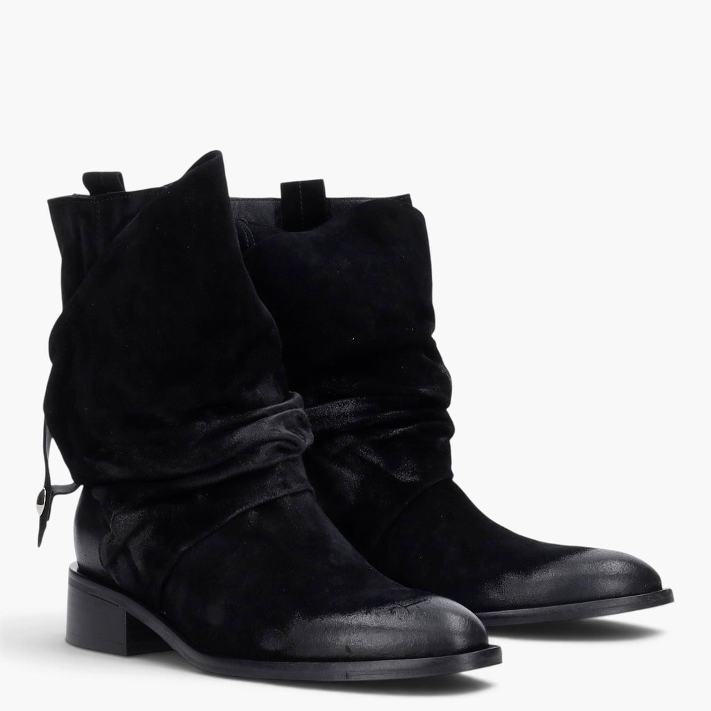 Bottines femme en daim