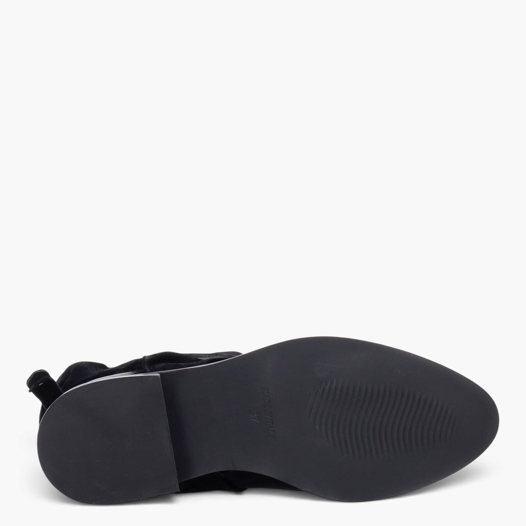 Bottines femme en daim