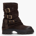 Bottes femme en daim