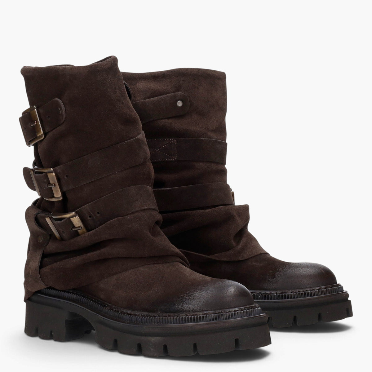 Bottes femme en daim