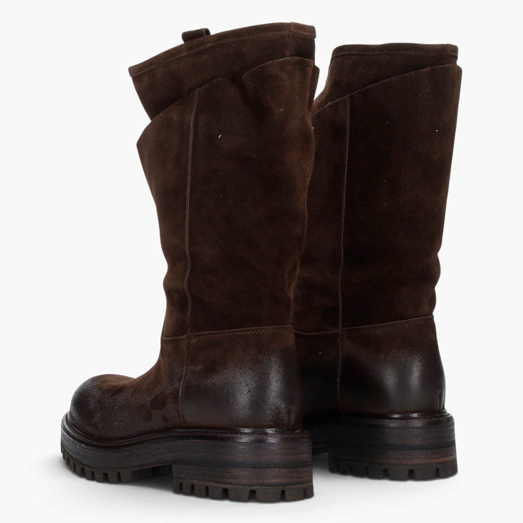 Bottes femme en daim