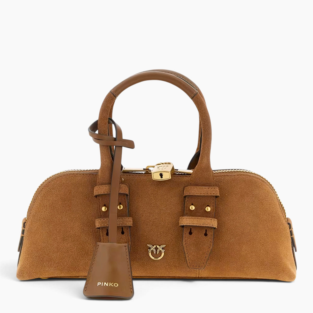 Bowling Bag Horizontal Suede