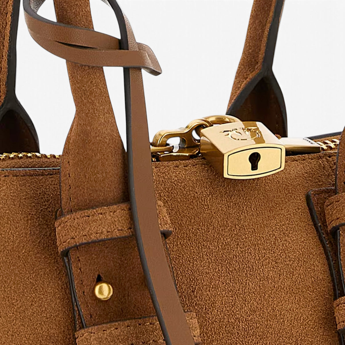 Bowling Bag Horizontal Suede