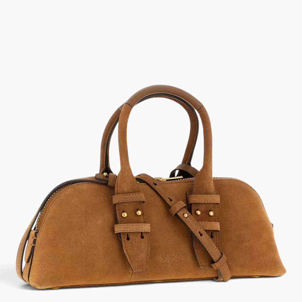 Bowling Bag Horizontal Suede