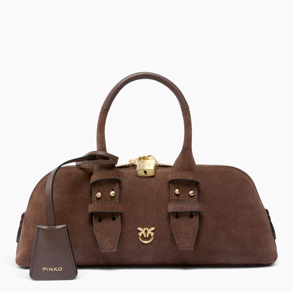 Bowling Bag Horizontal Suede
