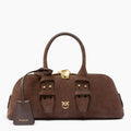 Bowling Bag Horizontal Suede