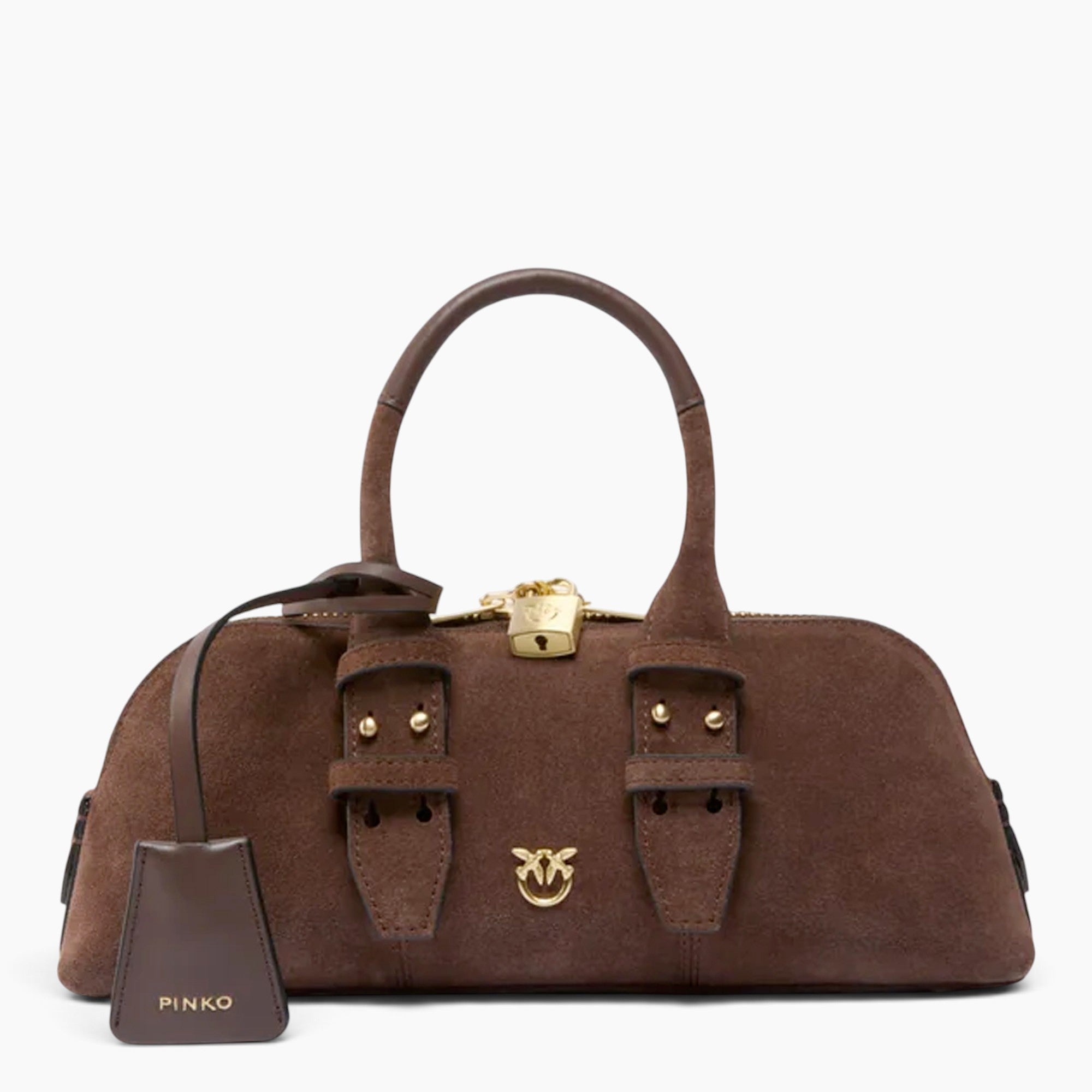 Bowling Bag Horizontal Suede