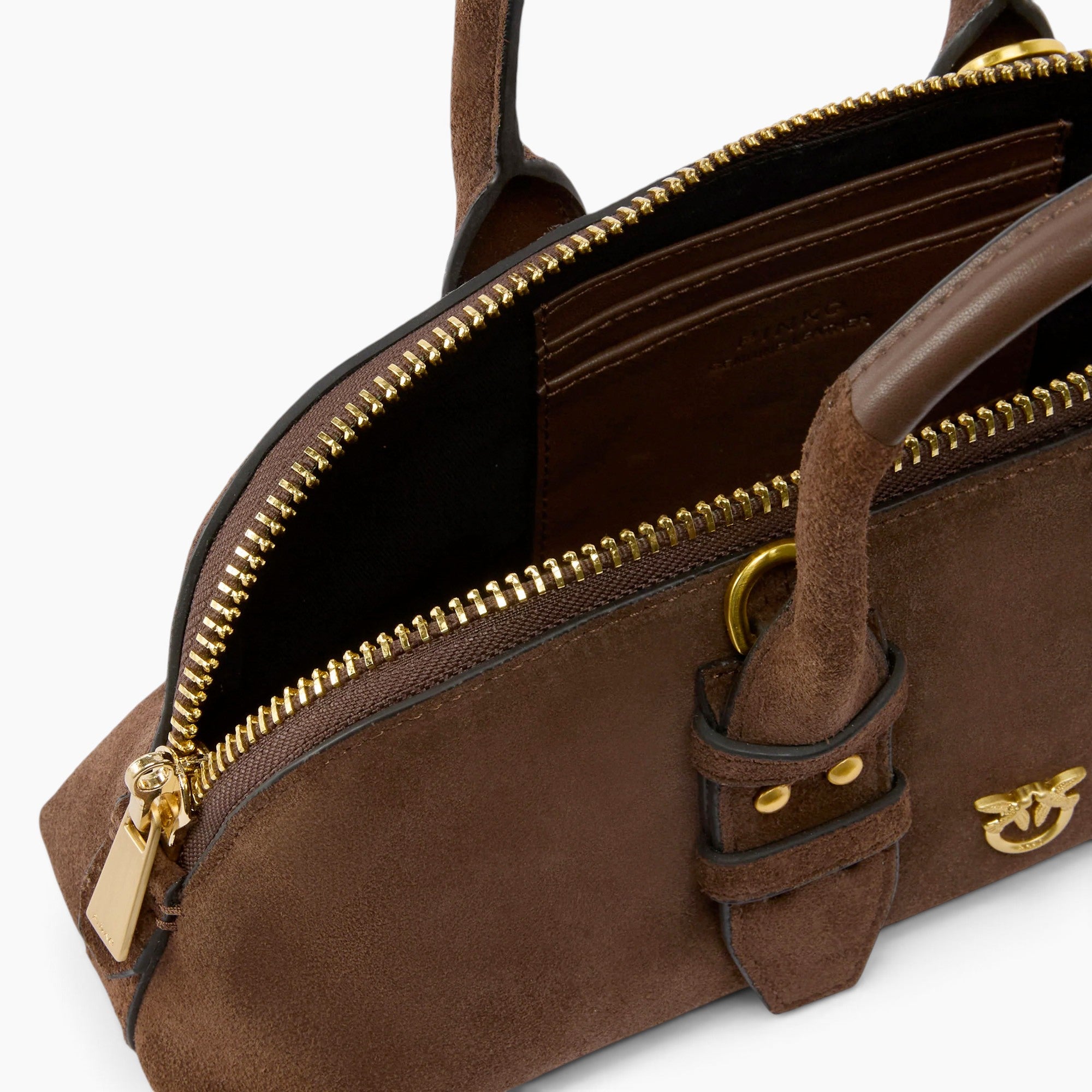 Bowling Bag Horizontal Suede