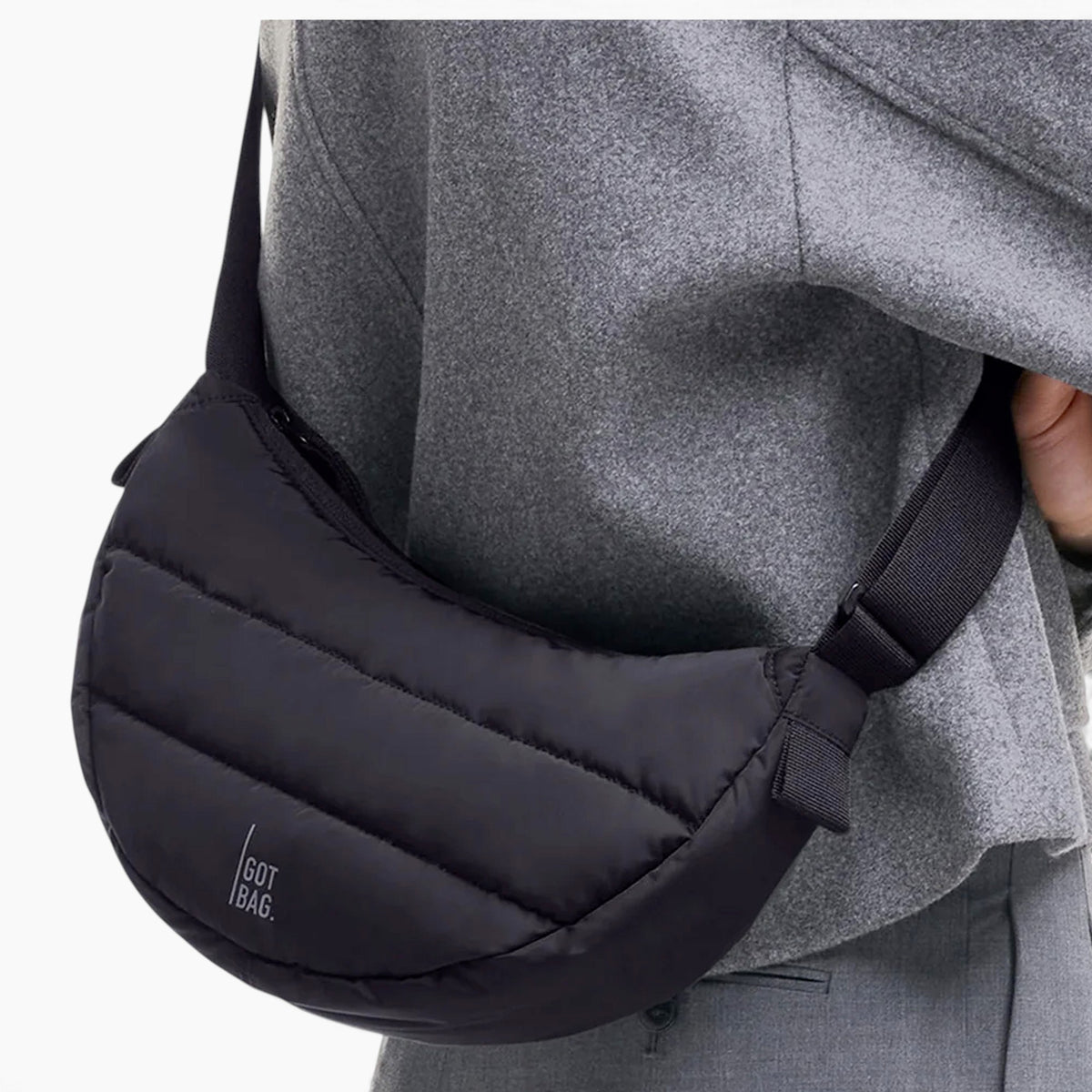 Tracolla Puffer Moon Bag Small