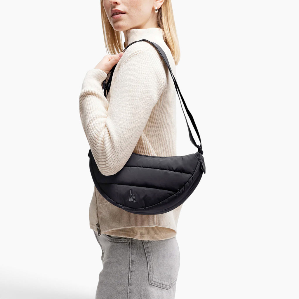 Tracolla Puffer Moon Bag Small