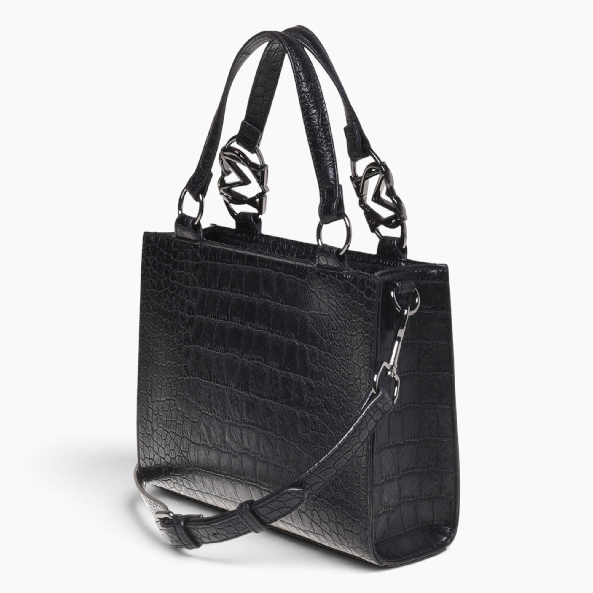 Borsa A Mano Croco